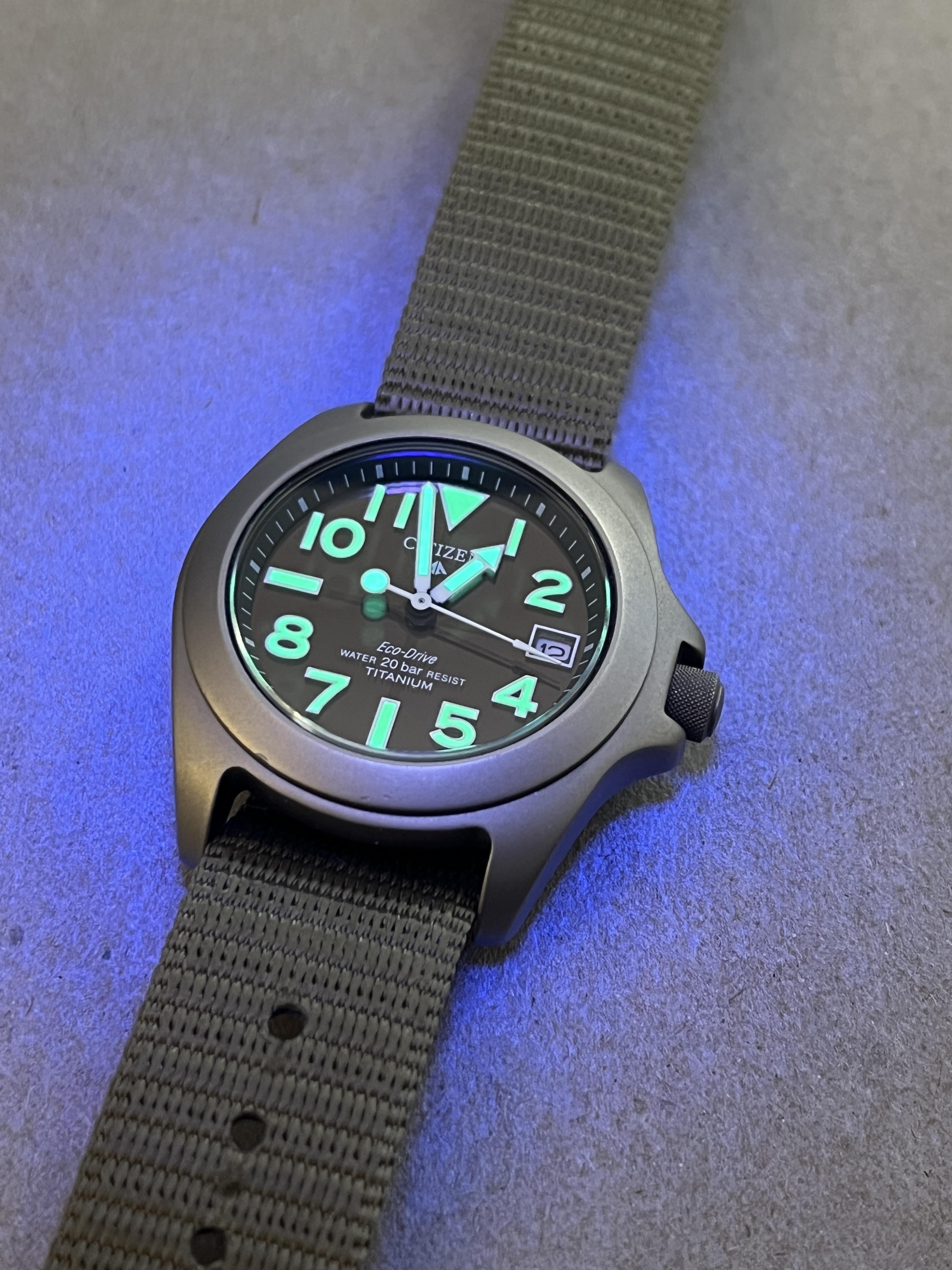 CITIZEN エコドライブ TITANIUM 7878-H16714 TA CITIZEN シチズン