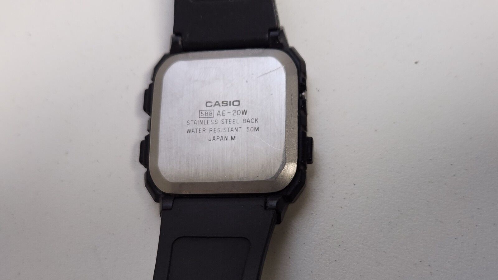 VINTAGE CASIO TWIN GRAPH WATCH AE-20W MADE IN JAPAN