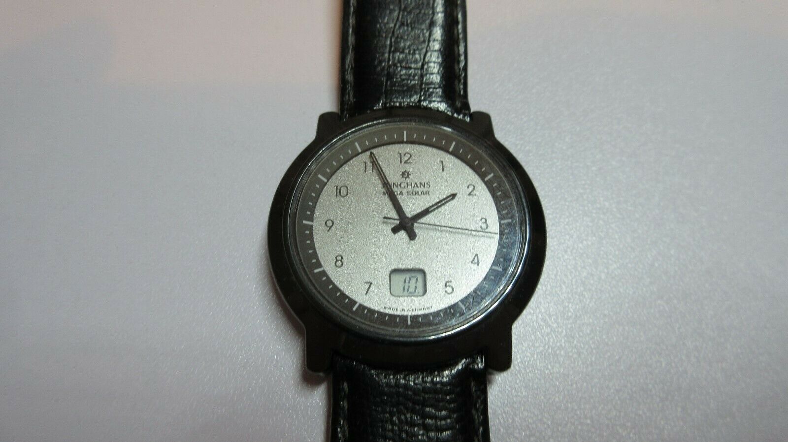 JUNGHANS MEGA SOLAR CERAMIC WATCH 018 1113 SPARES OR REPAIR