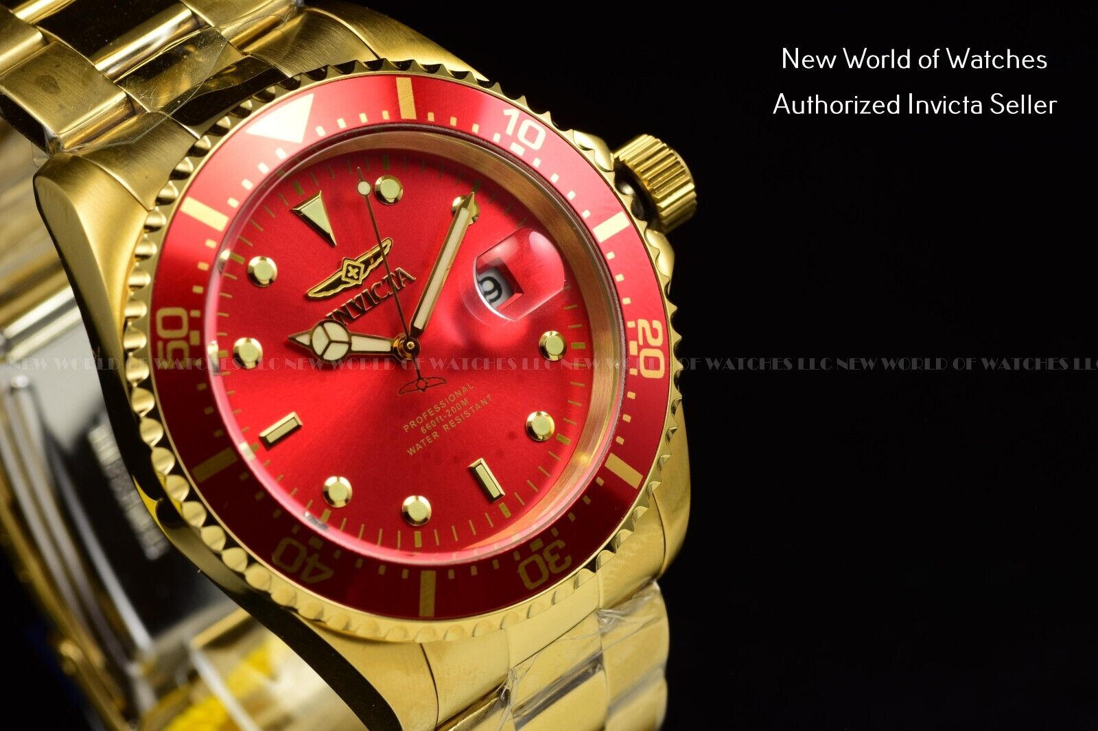 Invicta pro diver red bezel best sale