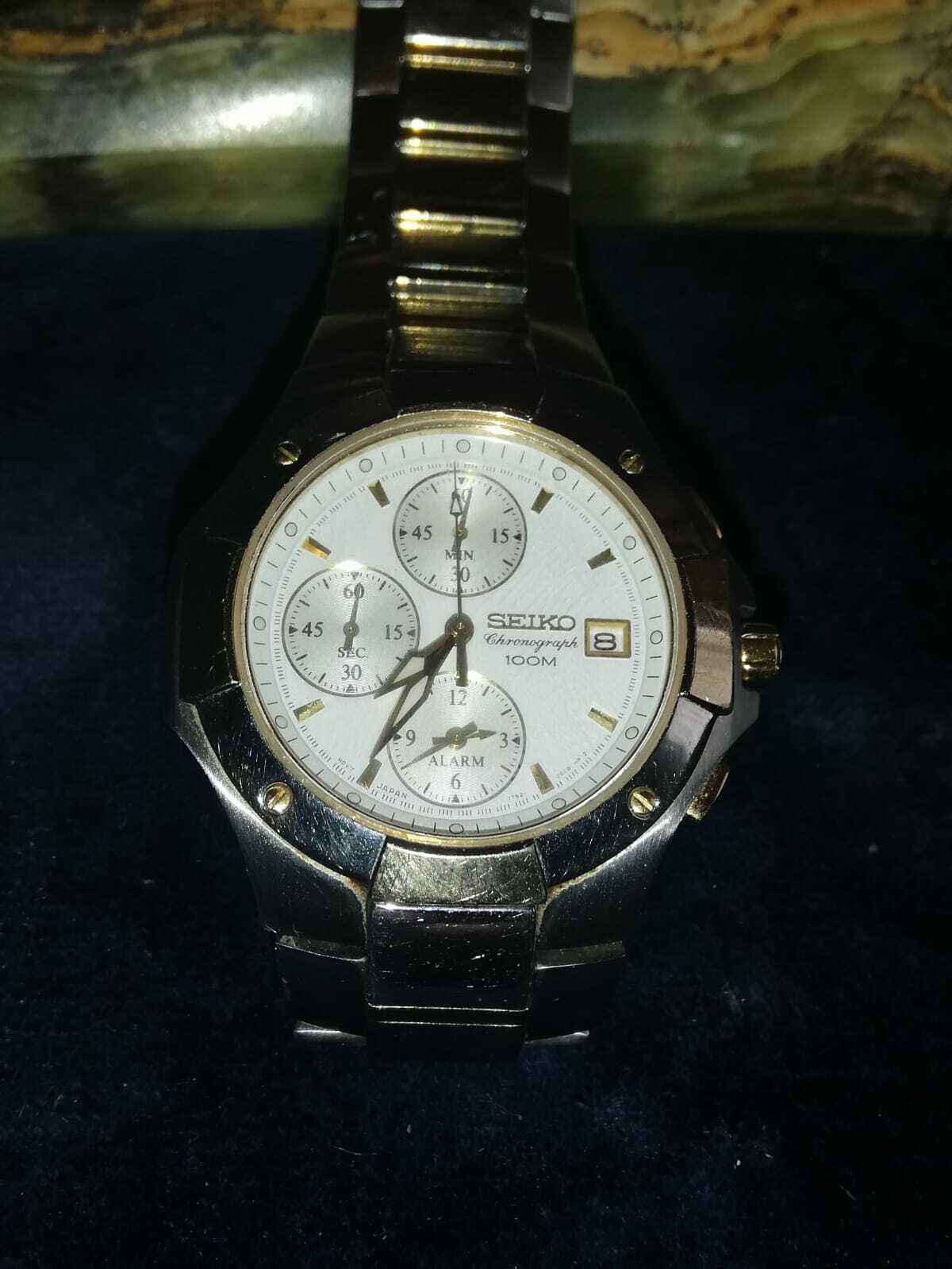 Harga seiko 7t62 chronograph on sale 100m