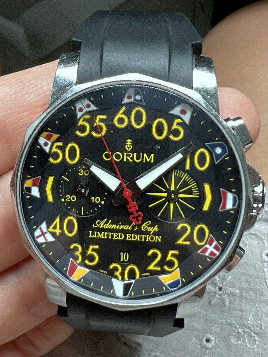 口コミ・レビュー評価が高いおすすめ人気商品の通販 1986-2006 Cup Admiral's CORUM RARE SUPER Limited 50 Edition 時計