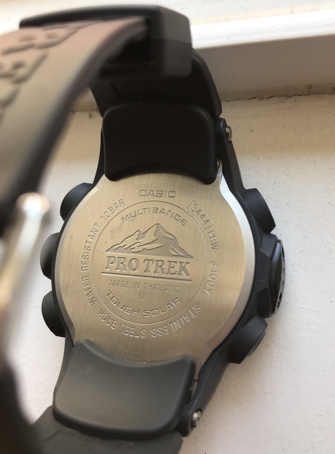 Fs Casio Protrek Prw 3100y Neg Display Blue Accent Us Seller Watchcharts