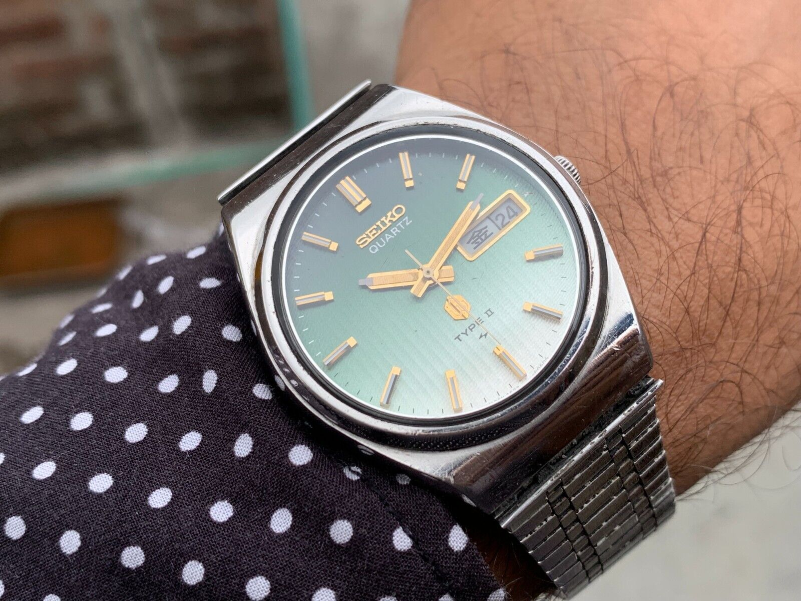 SEIKO TYPE2 腕時計 デイデイト タイプツー ビンテージ 稼働 SEIKO