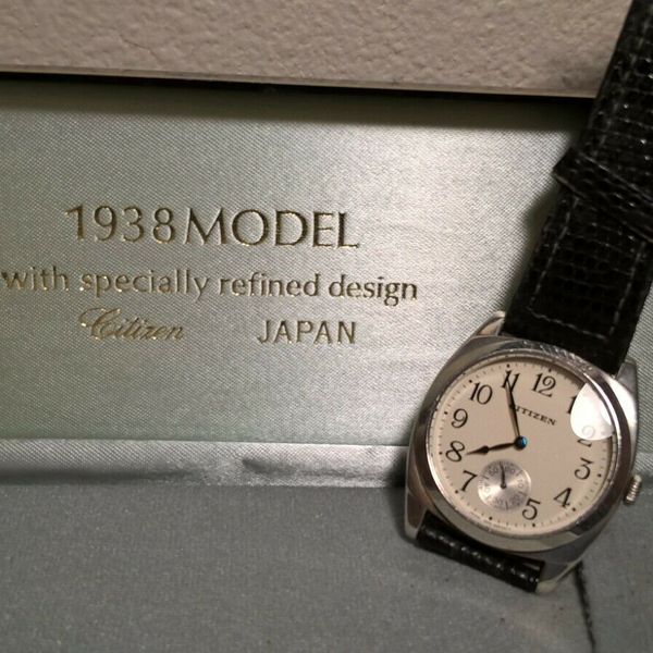 Citizen Sterling Silver 4645-E69102 1938 Model Quartz