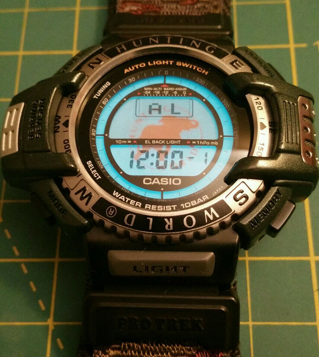 時計 PROTREK HUNTING WORLD PRT-420 CASIO Pro Trek PRT-420 HUNTING WORLD Edition Alti/Baro