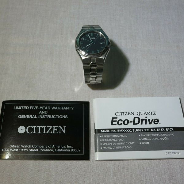 citizen eco drive e110