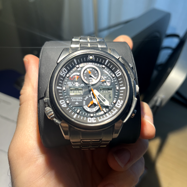 RARE Citizen Skyhawk EcoDrive Titanium Sapphire U680-T013341 with ...