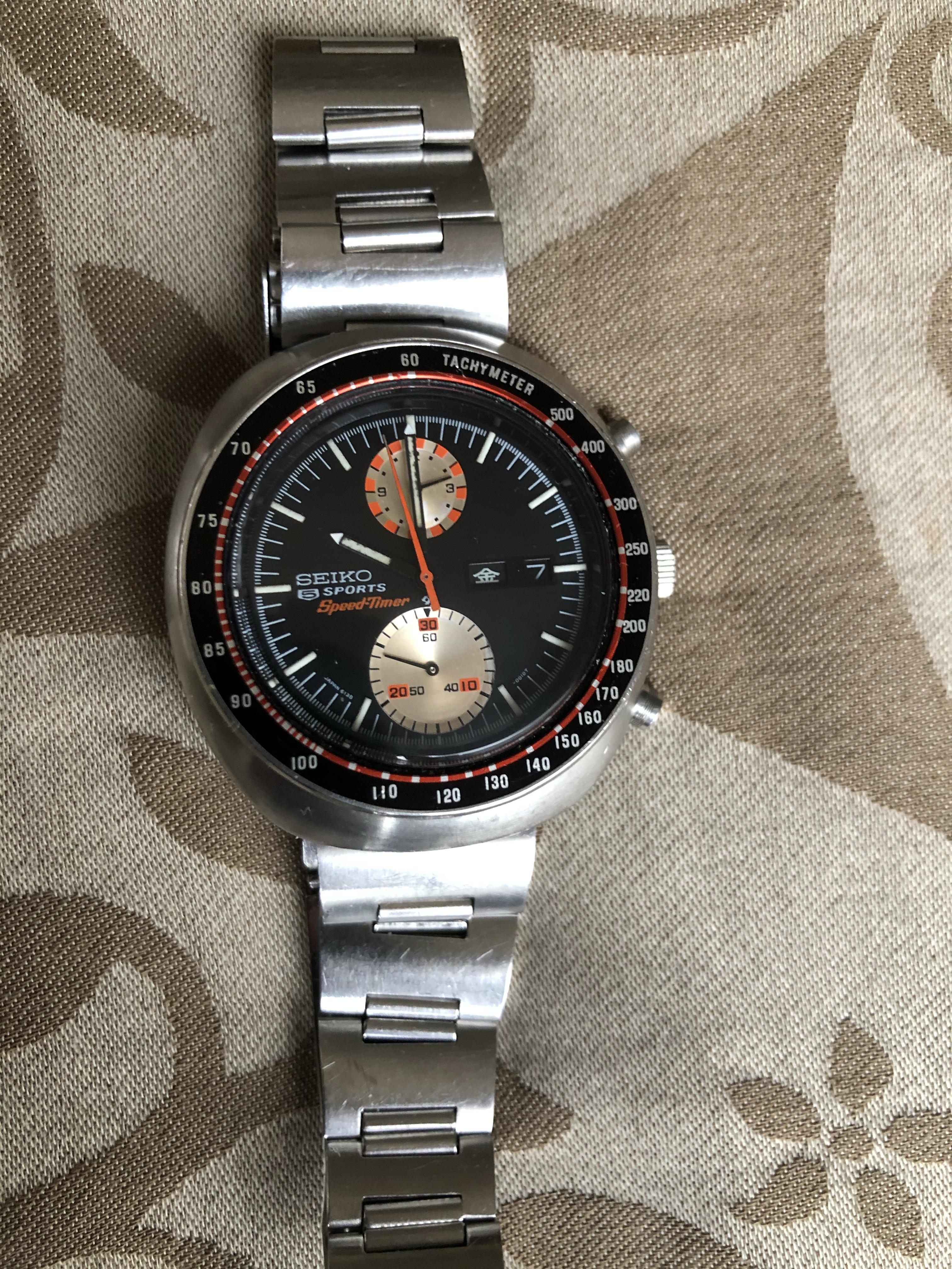 FOR SALE: Vintage SEIKO UFO 5 Sports Speed-timer JDM. Ref. 6138