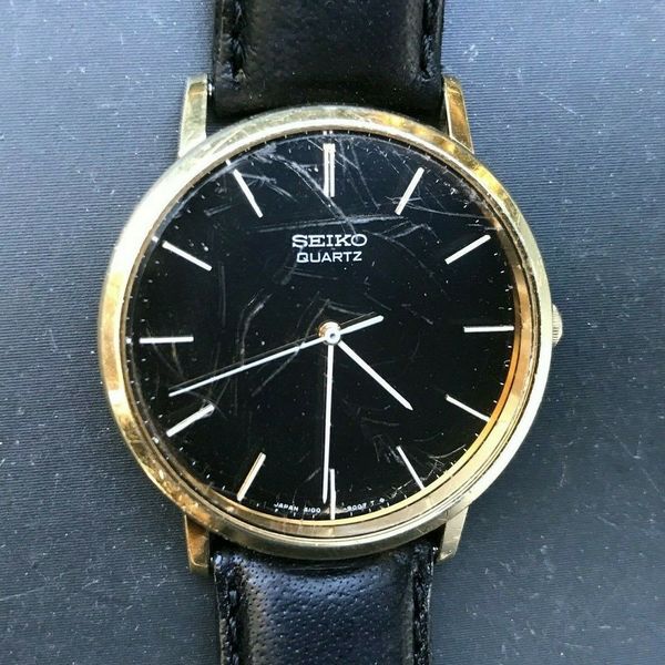 1977 Vintage SEIKO 4100-9007 Men's Classic Analog 34mm wristwatch