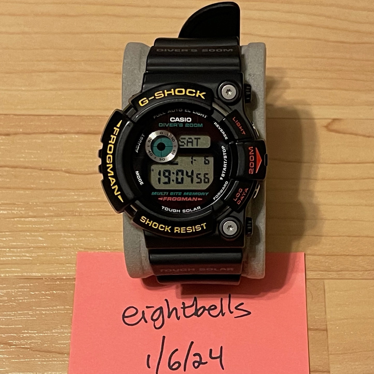 WTS] Casio G-Shock GW-200Z-1 Final Frogman Tough Solar Master of G 