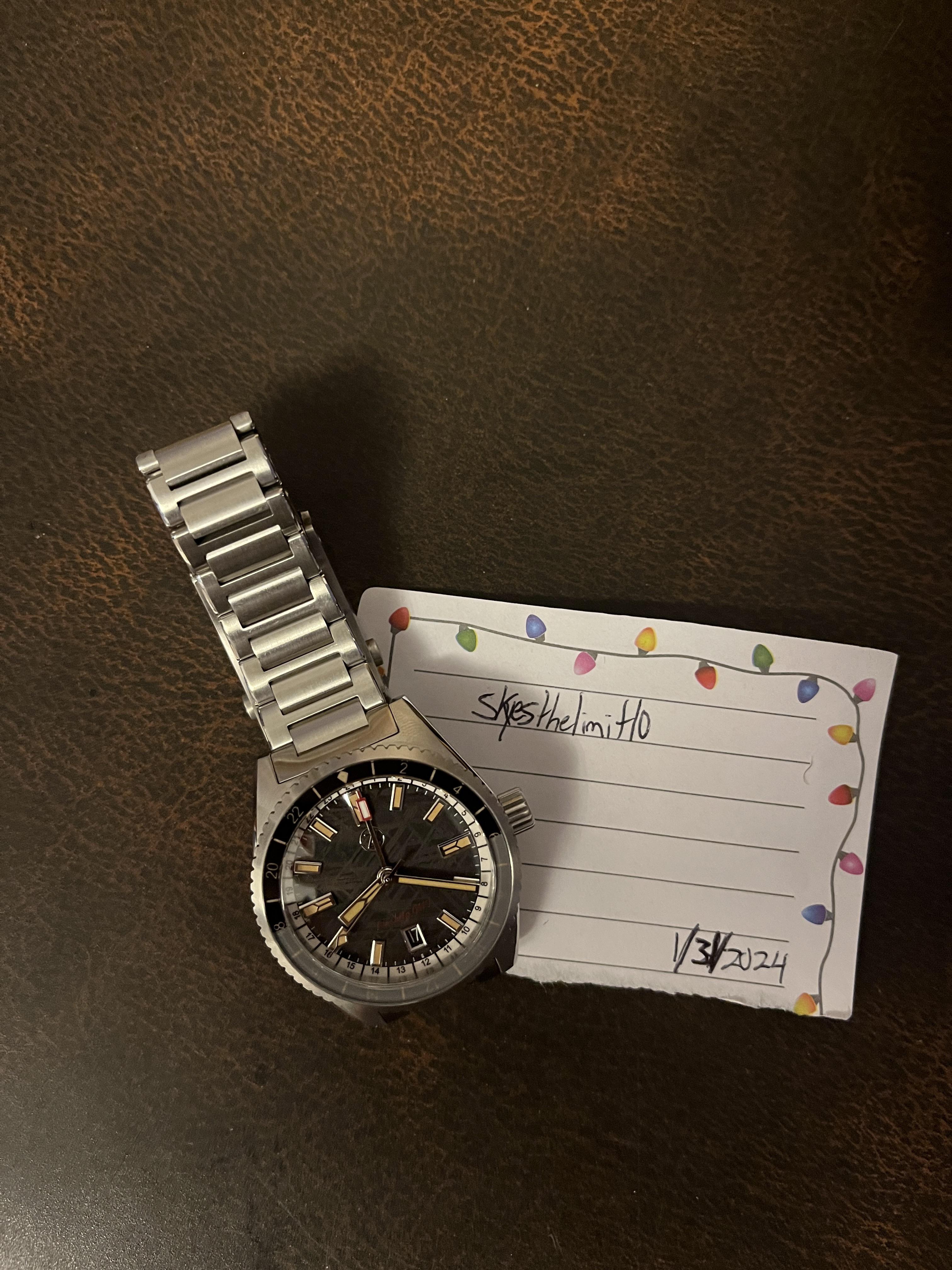 [WTS]: Zelos Blacktip GMT Meteorite 41mm 200m Dive Watch - $599 ...