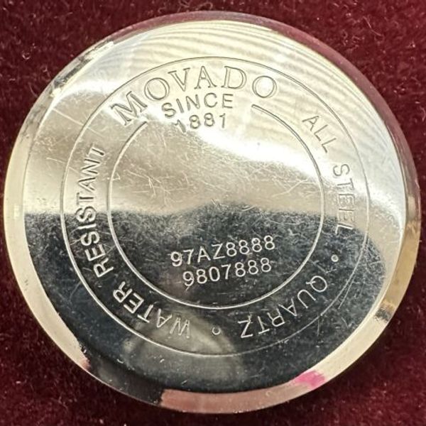 Movado Museum 84G21899 Wrist Watch Case Back WatchCharts Marketplace