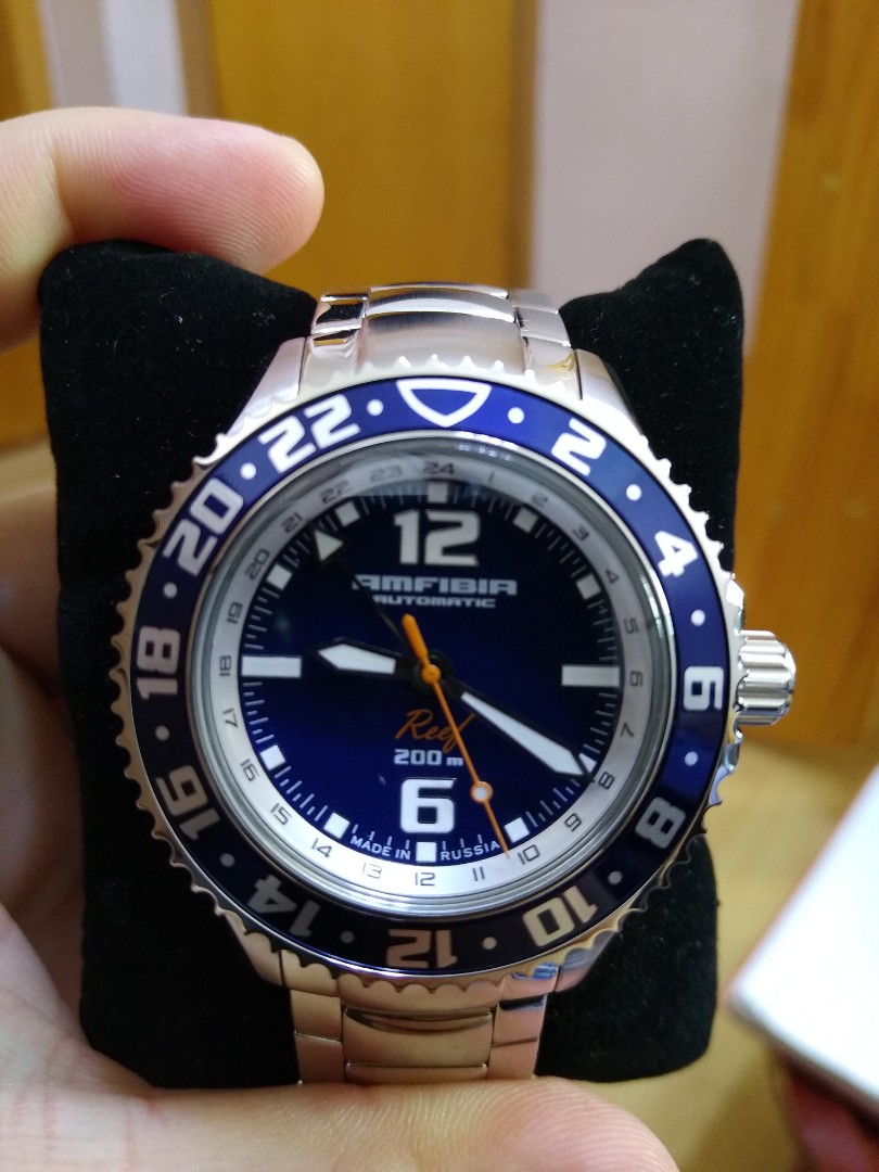 Rare Vostok Amfibia Reef GMT | WatchCharts Marketplace