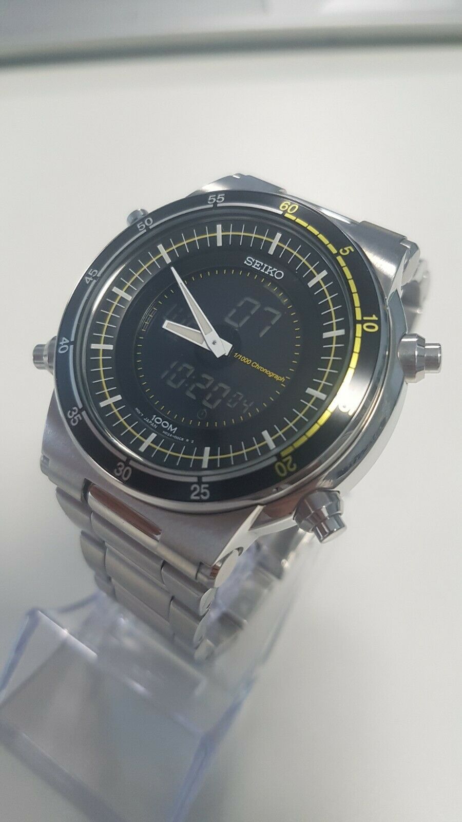 Seiko Duo Display H024 00C0 Quartz Ana Digi 1 1000 Chronograph ref. SNJ023P1 WatchCharts Marketplace
