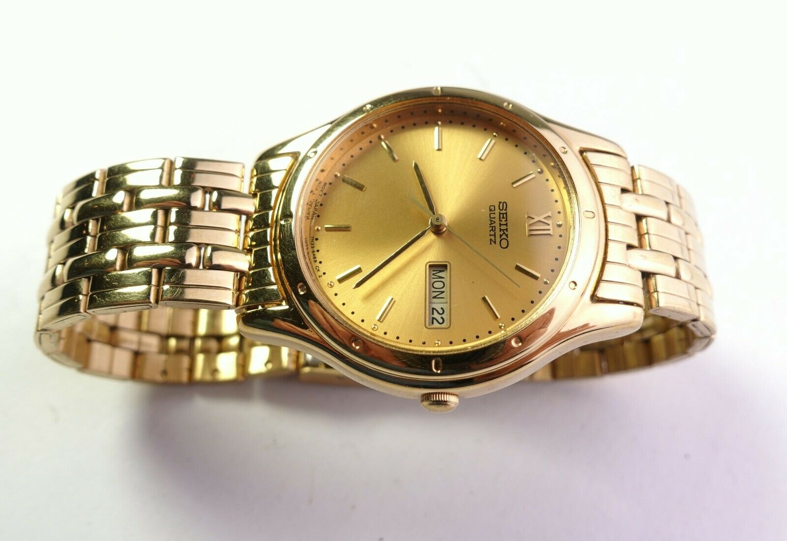 gold seiko day date