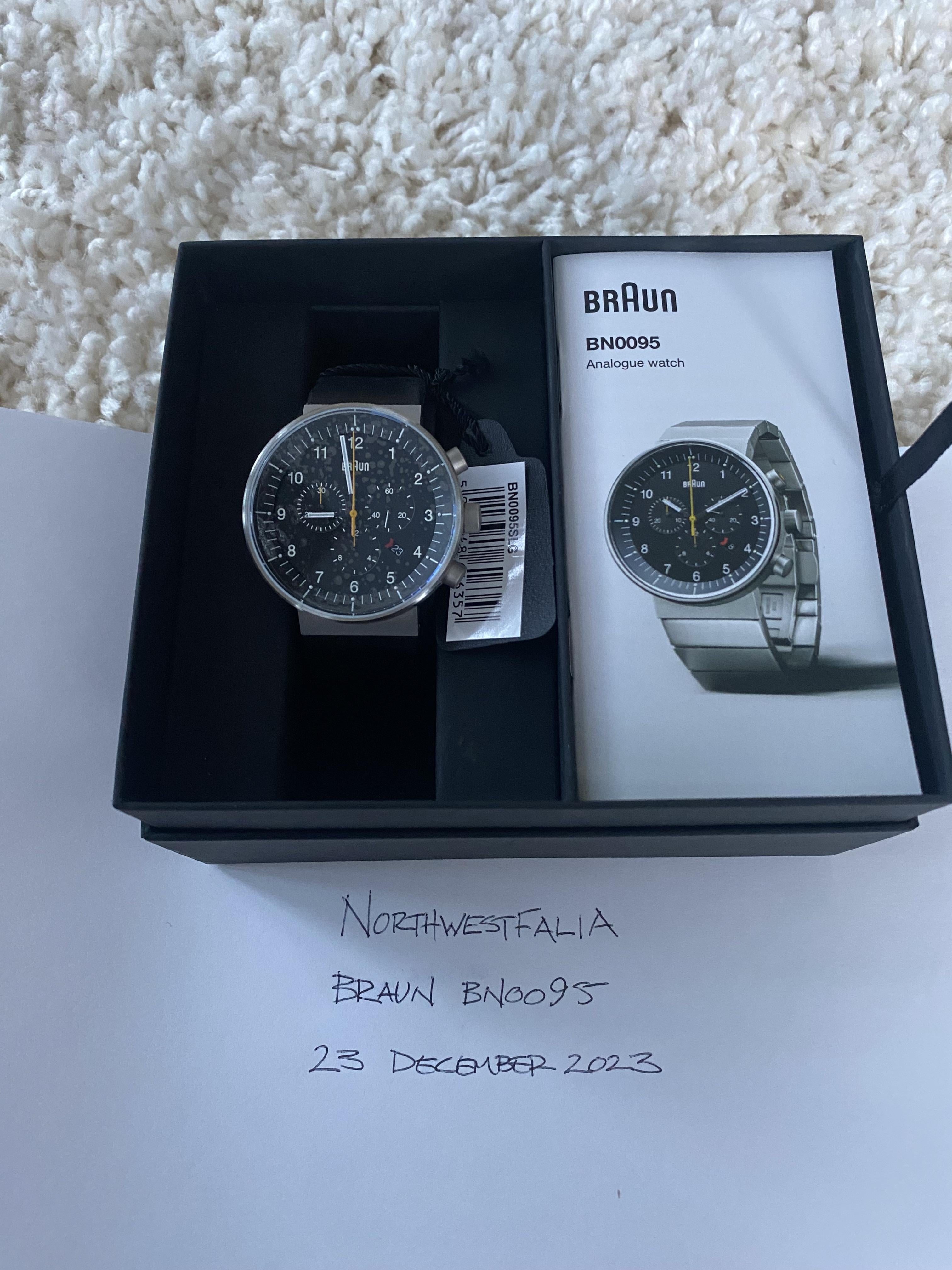 Braun prestige chronograph discount watch