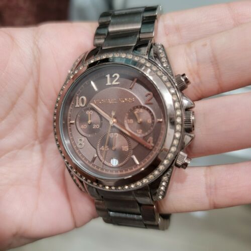 Michael kors sale chocolate watch