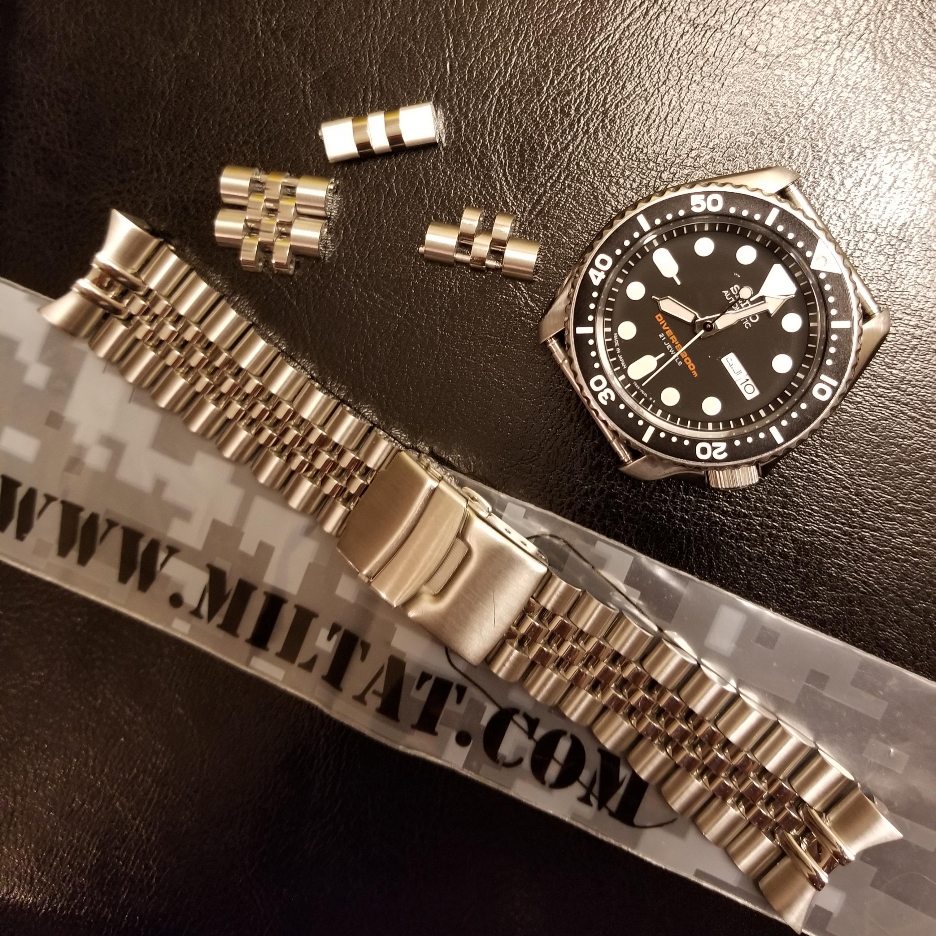 Seiko skx007 miltat on sale bracelet