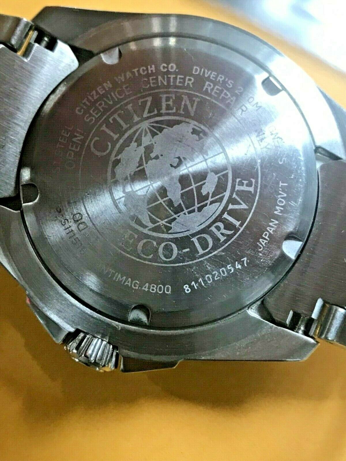CITIZEN ECO DRIVE - E168-S111510 - 200M MEN'S DIVERS WATCH