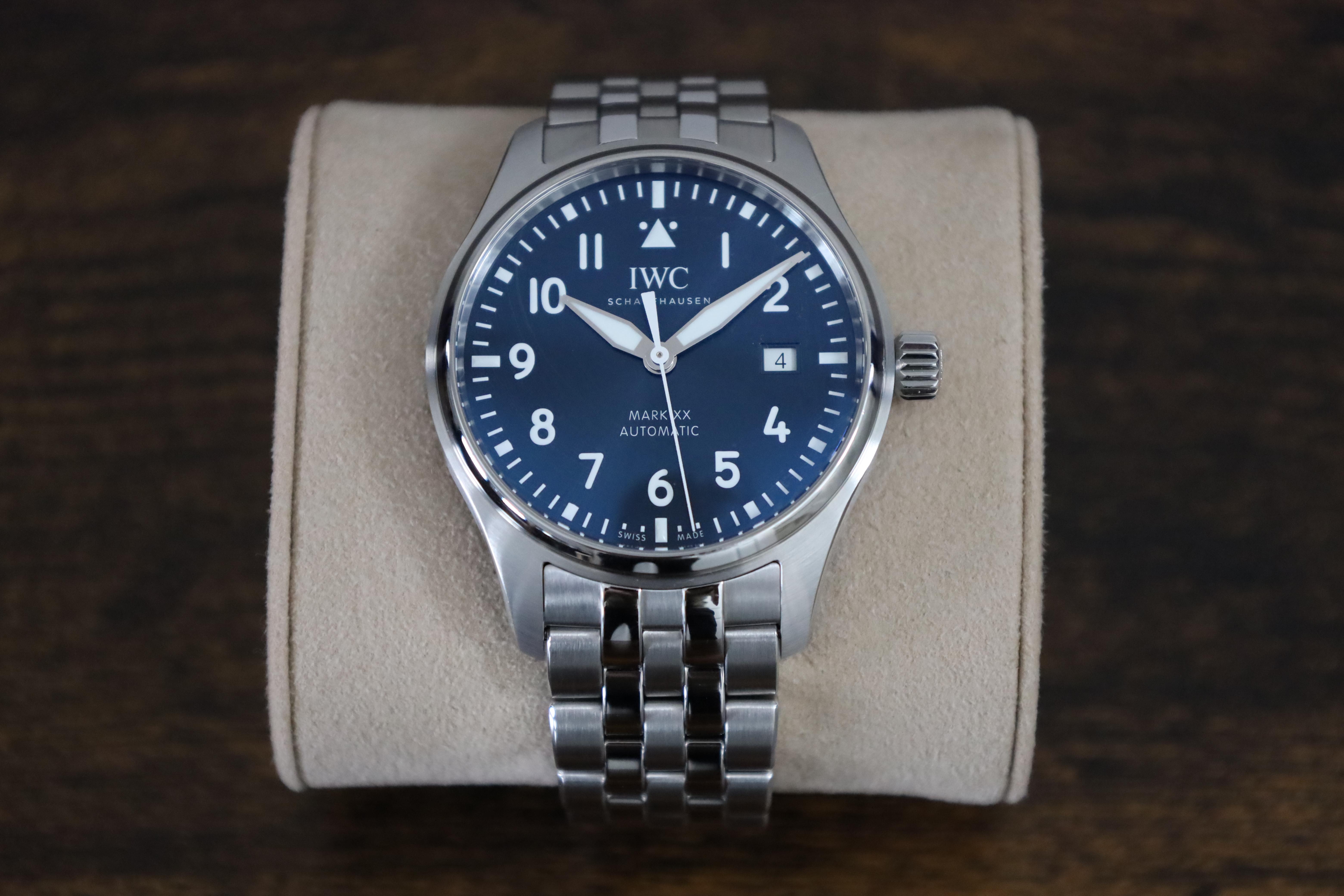 WTS IWC Mark XVIII IW327016 Le Petit Prince Blue Dial Full Kit