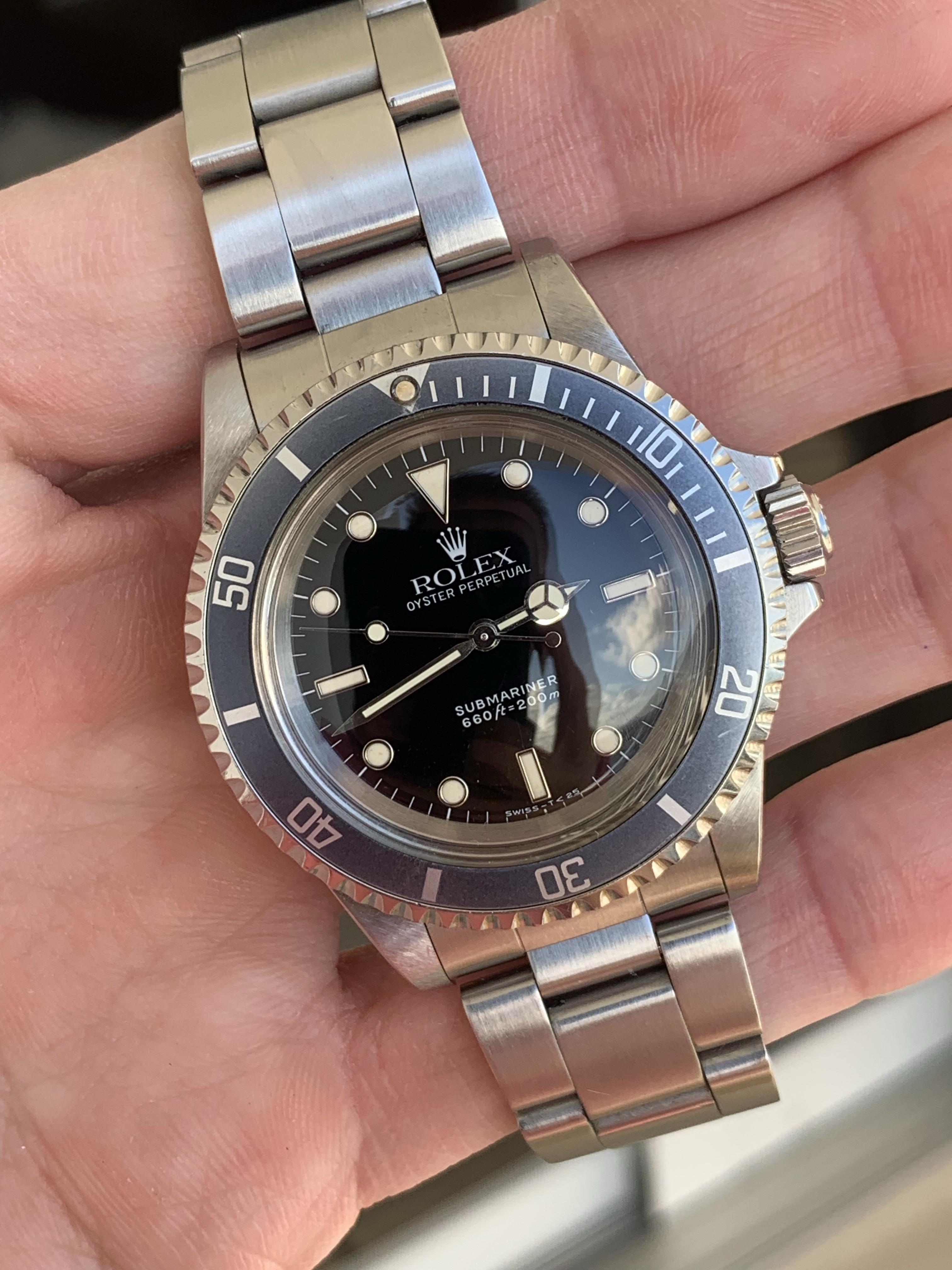 1987 Rolex 5513 Submariner Excellent Unpolished WatchCharts