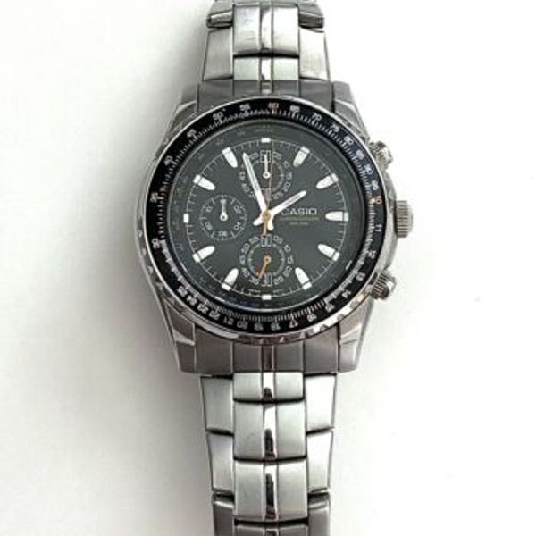 CASIO Chronograph Diver MTP4500 4755 Watch•NEW BATTERY•5 Bar•Japan