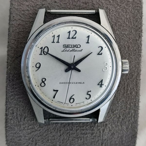 VINTAGE SEIKO LORD MARVEL MENS WATCH ref. 5740-8000 Diashock 23 jewels ...