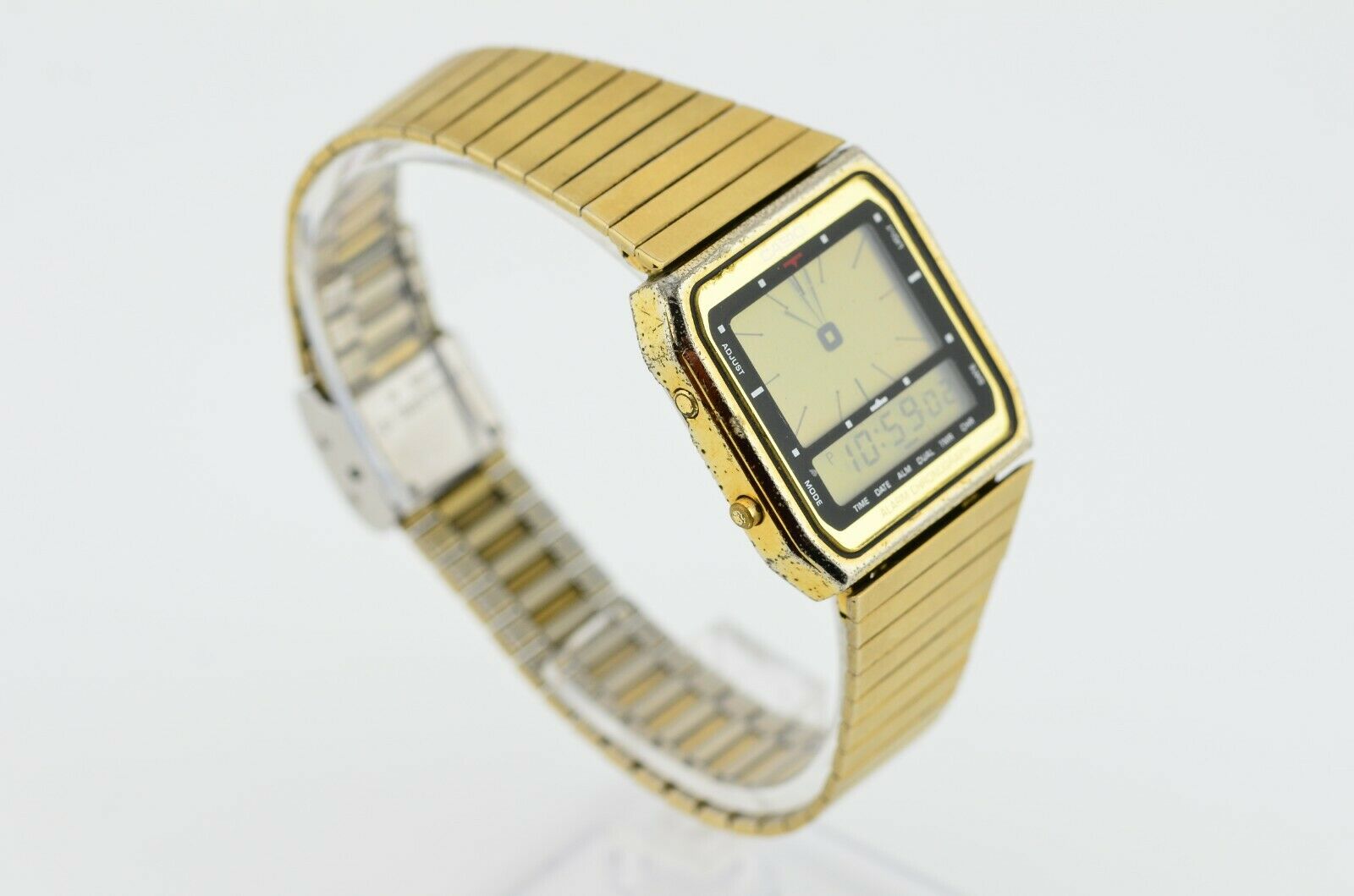Vintage Casio Analog Digital Quartz Watch Digital Hands AE-74G JDM