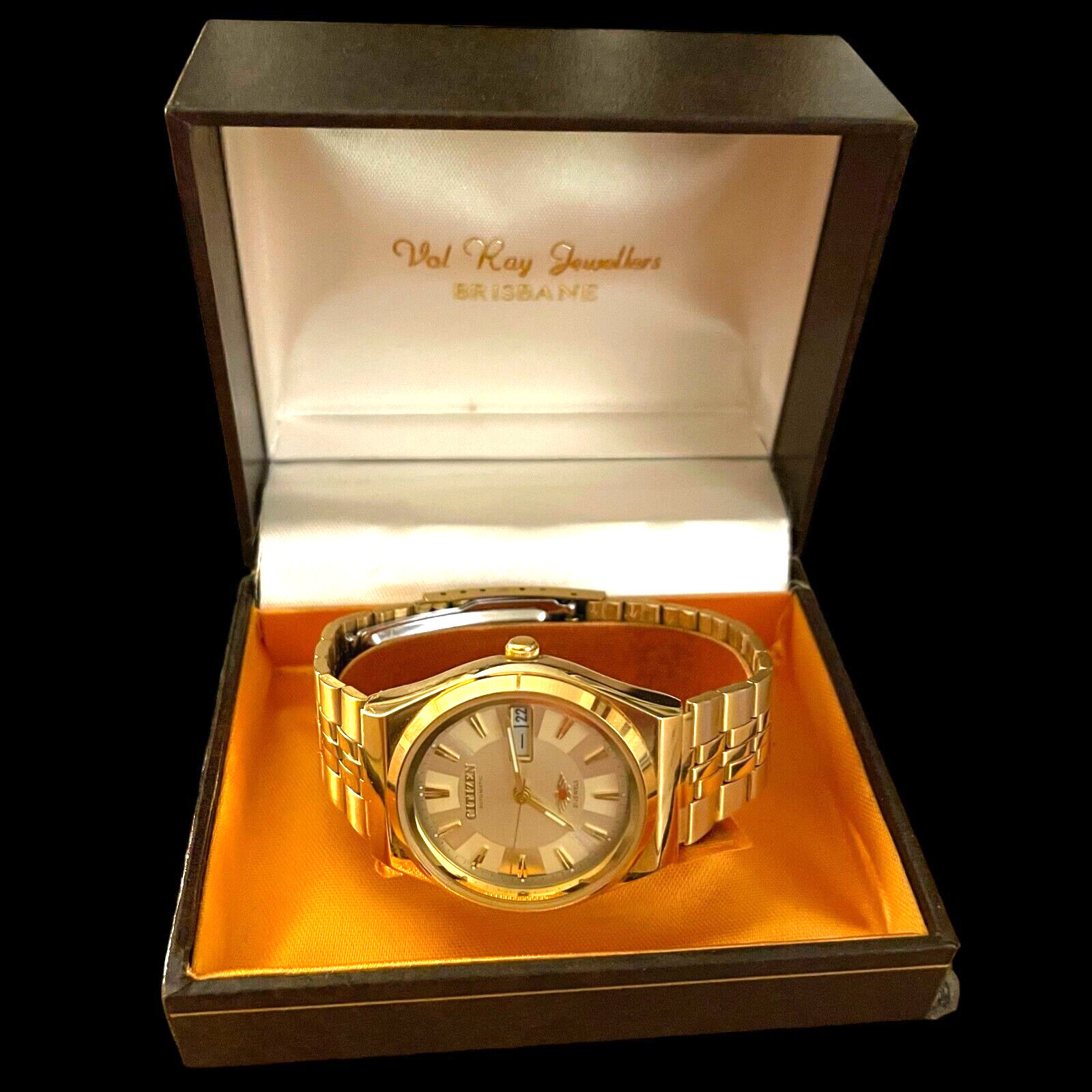 Citizen Vintage Watch Men's Automatic 21 Jewels Day Date Bracelet