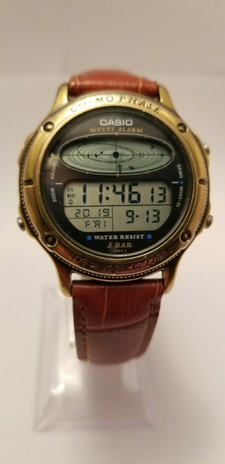 CASIO COSMO PHASE CGW - 91 Module 830 Pre G Shock Japan Steam Punk