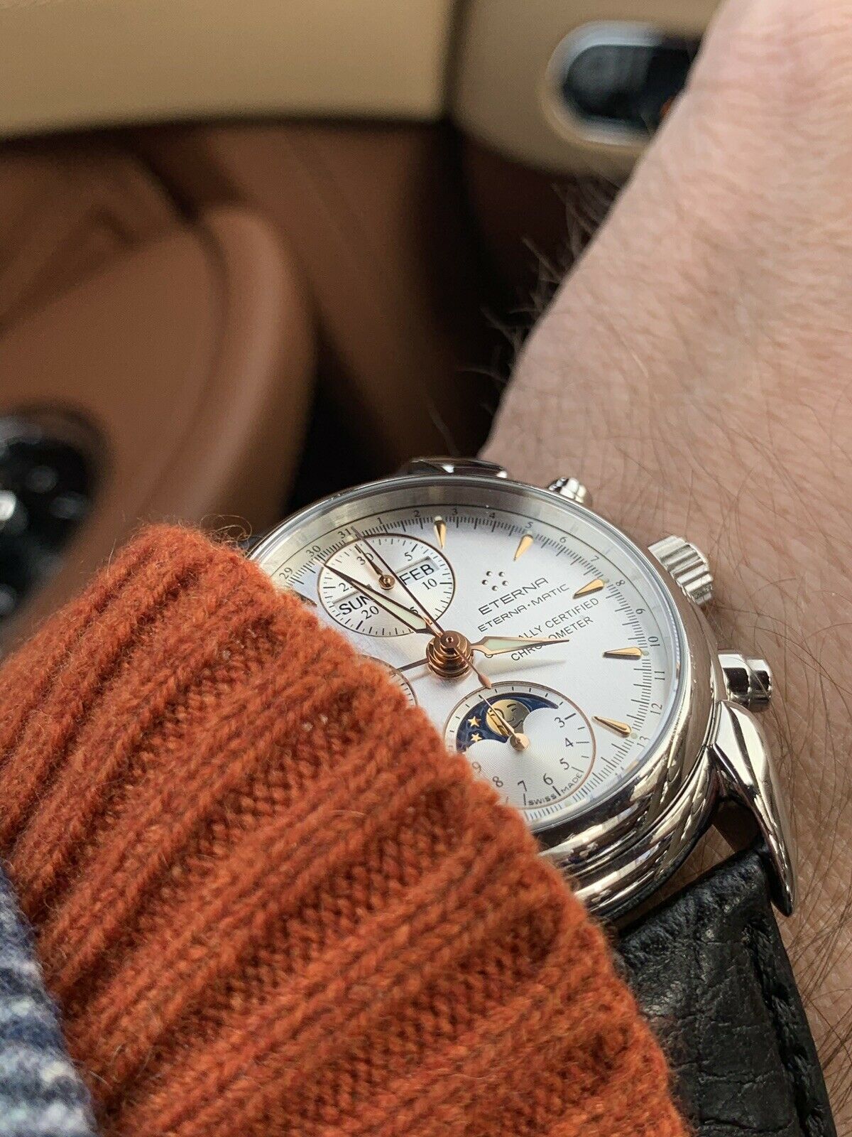 Eterna matic 1948 moonphase sale