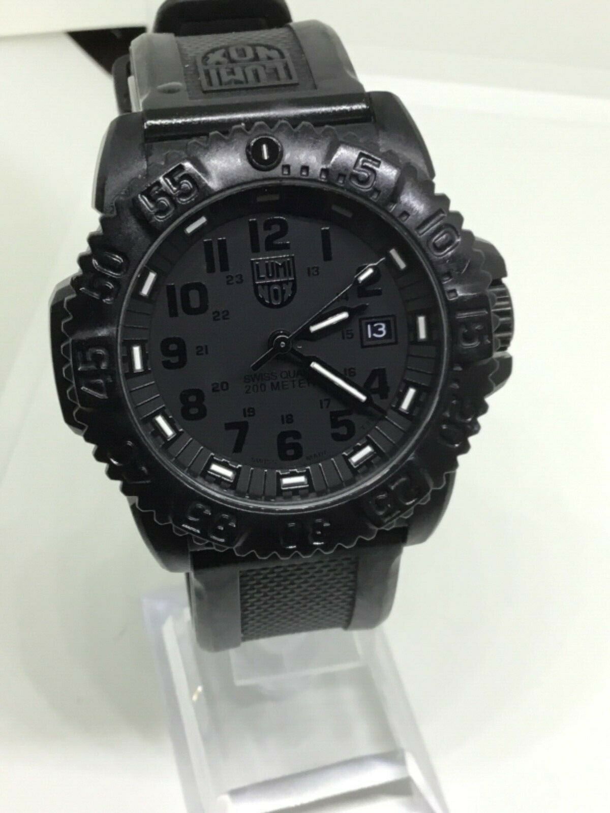 LUMINOX SERIES 3050/3950 NAVY SEAL BLACK OPS CARBON FIBER WATCH