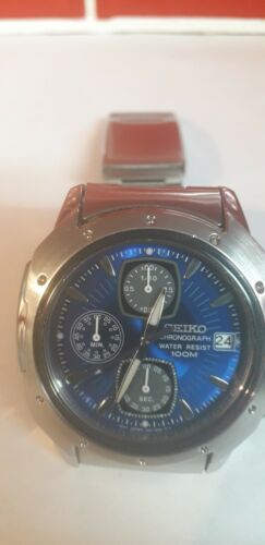 SEIKO CHRONOGRAPH V657-9060 セイコー クロノグラフ クオーツ 