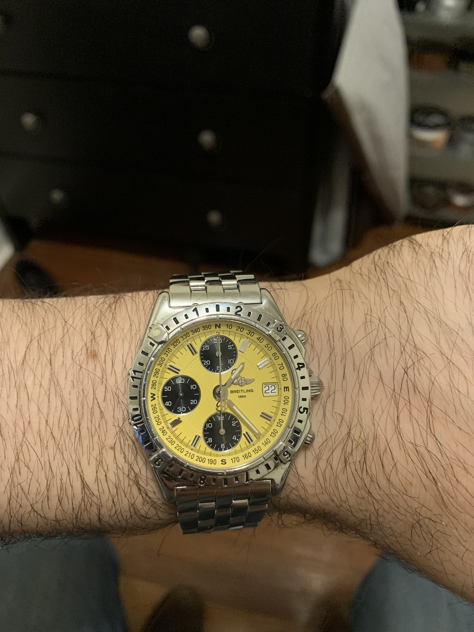 breitling a20048 yellow