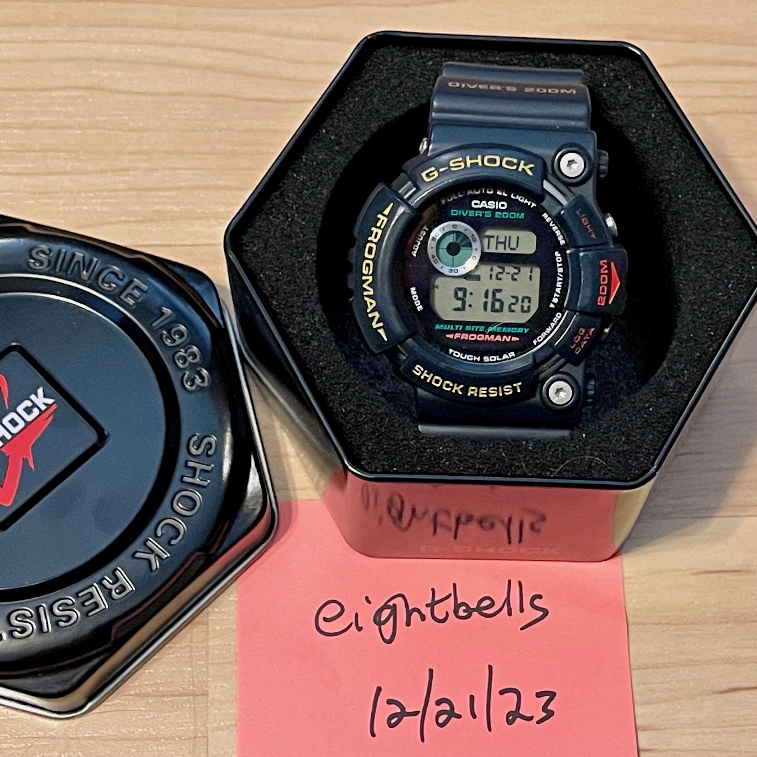 WTS] Casio G-Shock GW-200-2 Rare Navy Blue Final Frogman