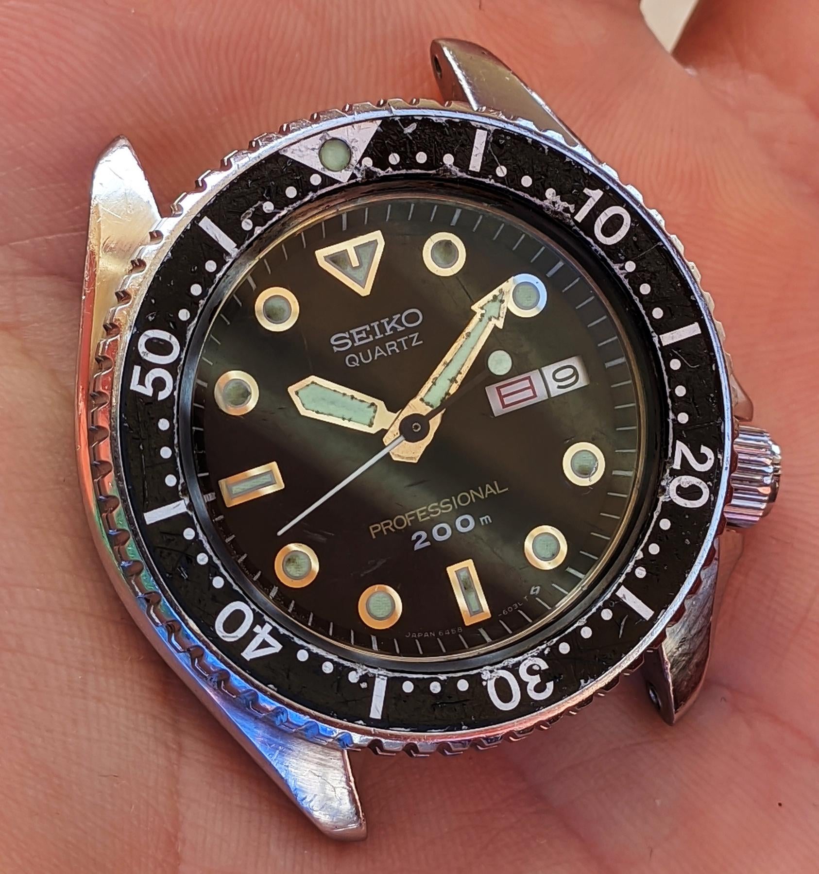 SEIKO 6458-6020クォーツ 腕時計 200m防水 WTS] SEIKO 6458-6020 200m | WatchCharts Marketplace
