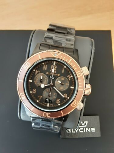 Glycine Combat Sub 200m Mens Swiss Made Quartz chronograph Watch Gl 1008 |  WatchCharts Marketplace