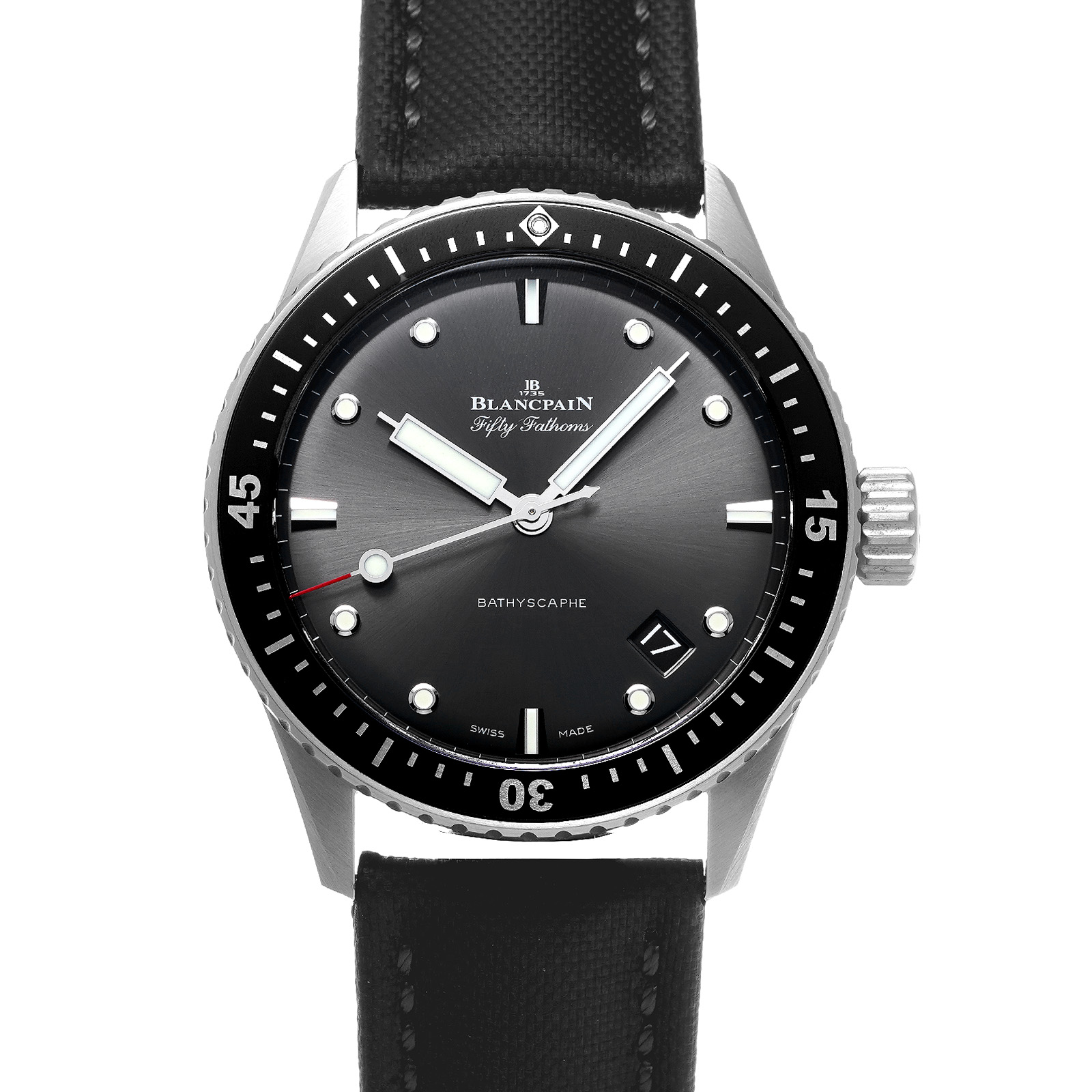 Blancpain Fifty Fathoms Bathyscaphe (5000-1110-B52A) Market Price ...