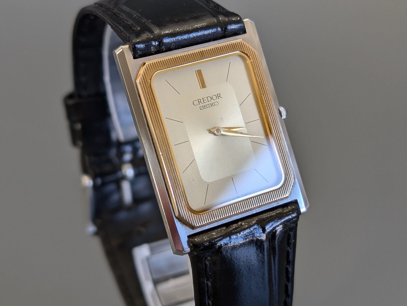 545 美品 SEIKO クレドール 14K 6730-5790 CREDOR N Mint] SEIKO CREDOR 6730-5090 Gold 14K quartz Men's Watch Vintage