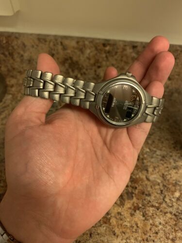 Tissot T690 Titanium Ani Digi Watch. Sapphire Crystal. New battery