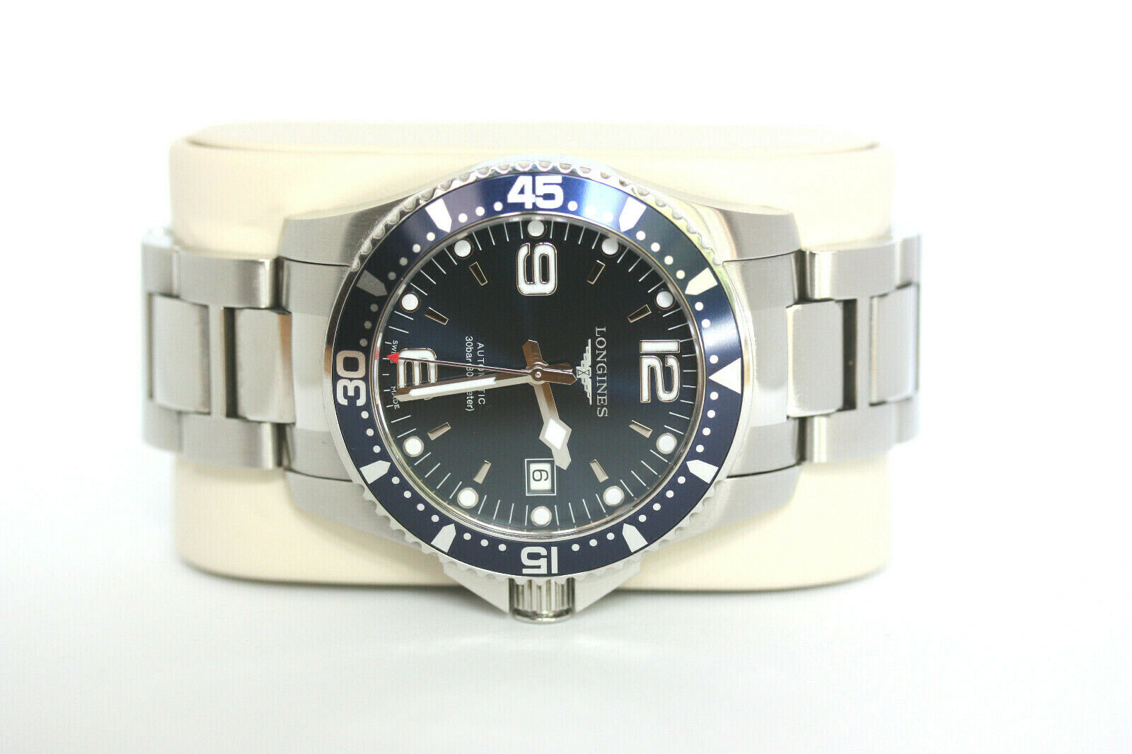 Longines Hydroconquest Automatic Mens Watch 41mm L3.642.4.966 Full