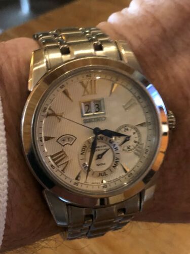 Seiko premier kinetic hot sale perpetual 7d48