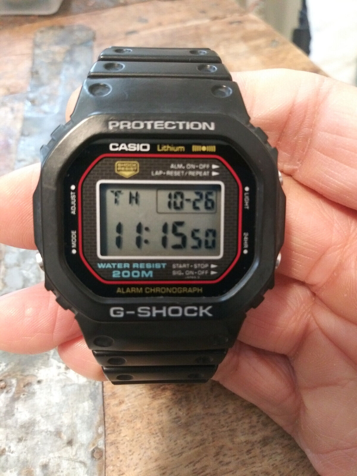 RARE 1983 Casio G-SHOCK DW-5000 (240) Japan B 1st Generation