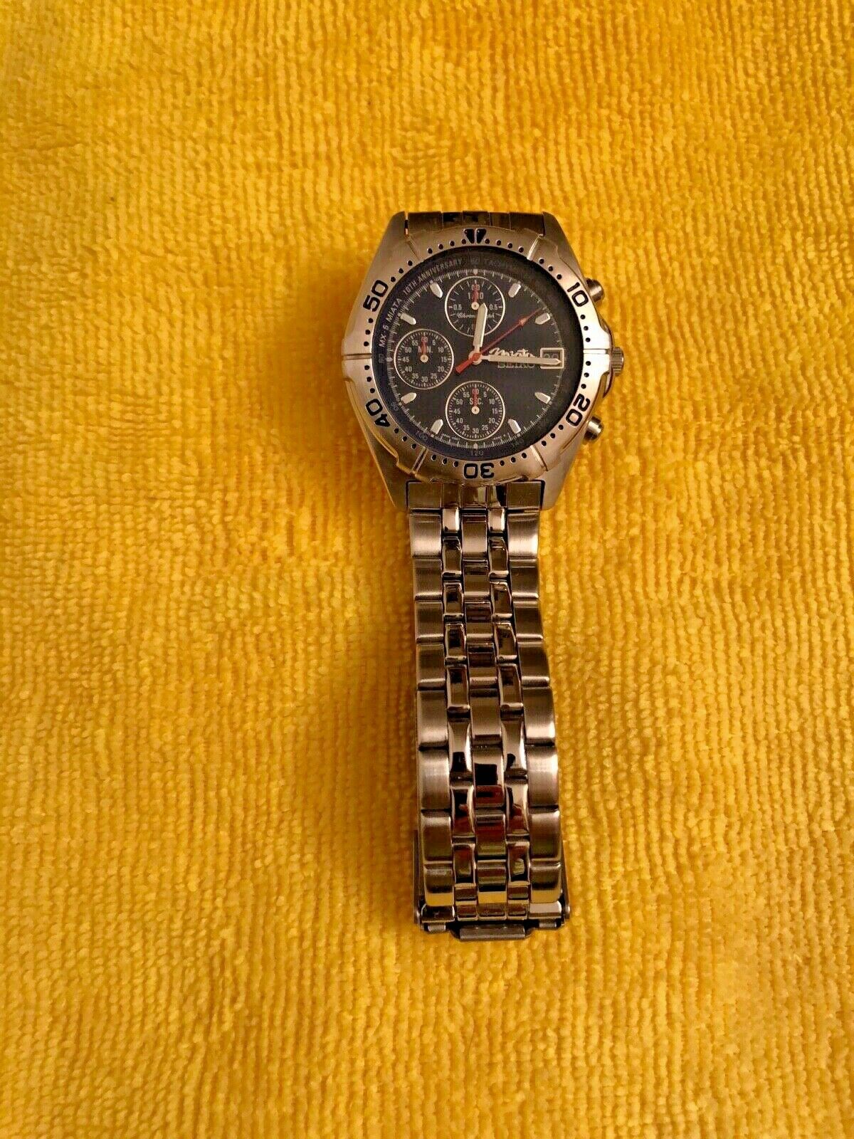 SEIKO Mazda MX-5 10th Anniversary Men's Quartz Chronograph