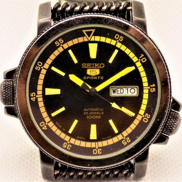 Seiko 5 Sports XL 'SNZJ63' 7S36-04X0 Gents 23J Automatic Watch c