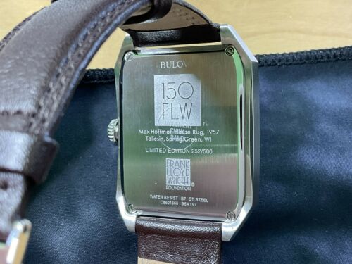 Bulova frank lloyd on sale wright 150th anniversary watch