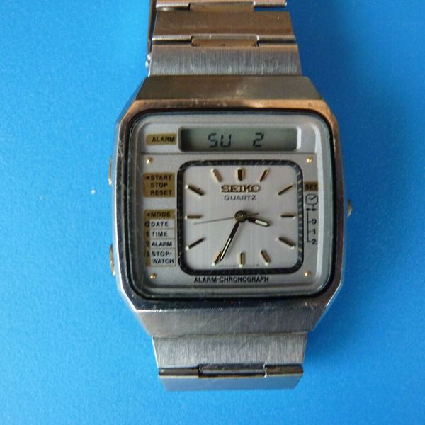 Vintage Seiko Ana-Digi H357-5050 Quartz - Alarm-Chronograph Rare Watch |  WatchCharts