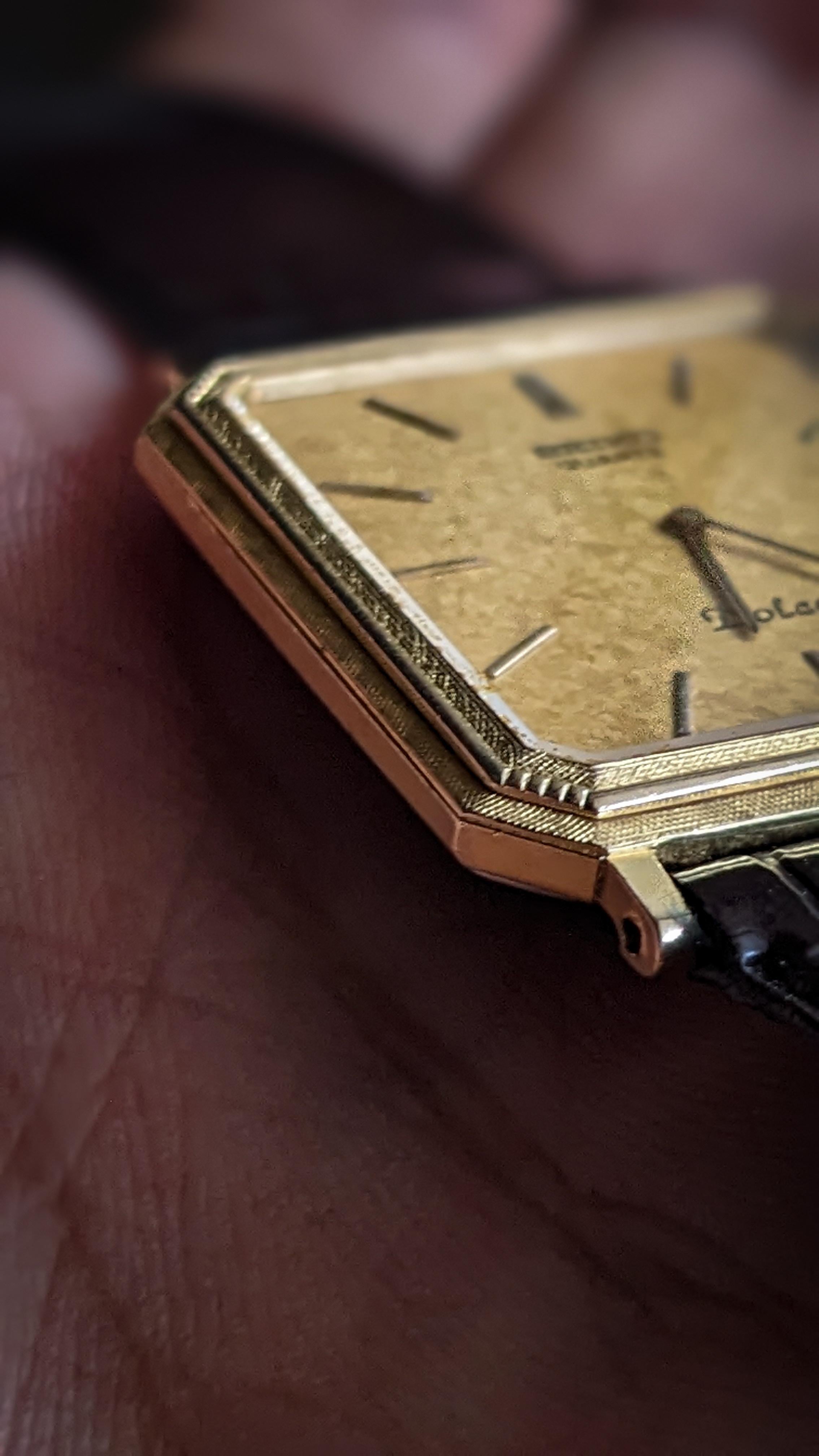 SEIKO DOLCE 6730-5160 10Kゴールド セイコー ドルチェ スクエア 不動 