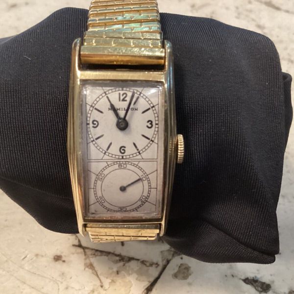 1930 Hamilton Seckron " B " aka Hamilton Doctors Watch 10K Yellow Gold